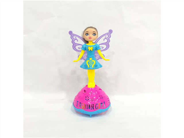 PULL WIRE CARD SEAT FLOWER FAIRY ANGEL (WITH LAMP)